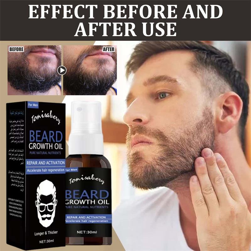 Hair Care Products - Olio per la Crescita della Barba,