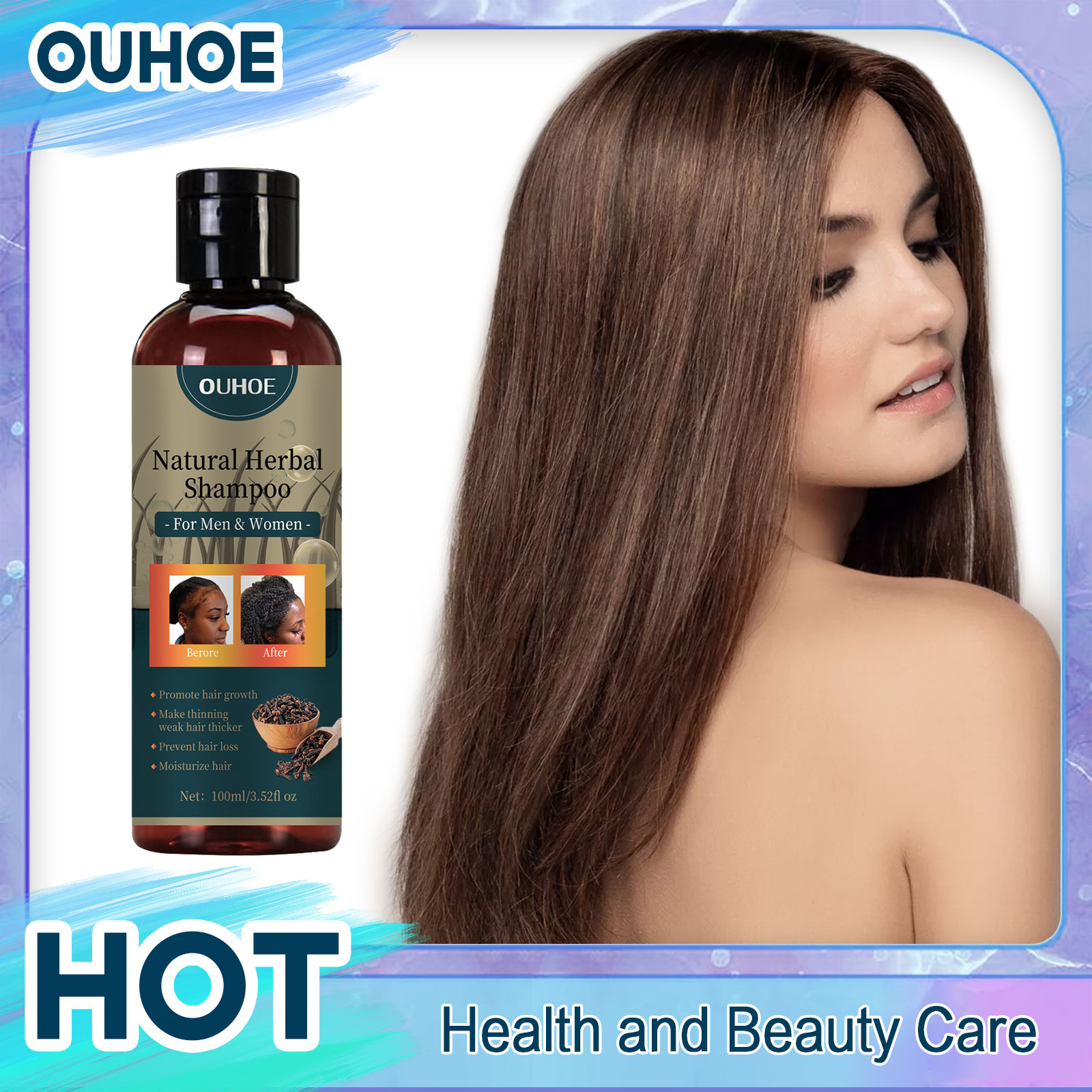 OUHOE Shampoo per la crescita  - Hair Care Dandruff recensione e prezzo